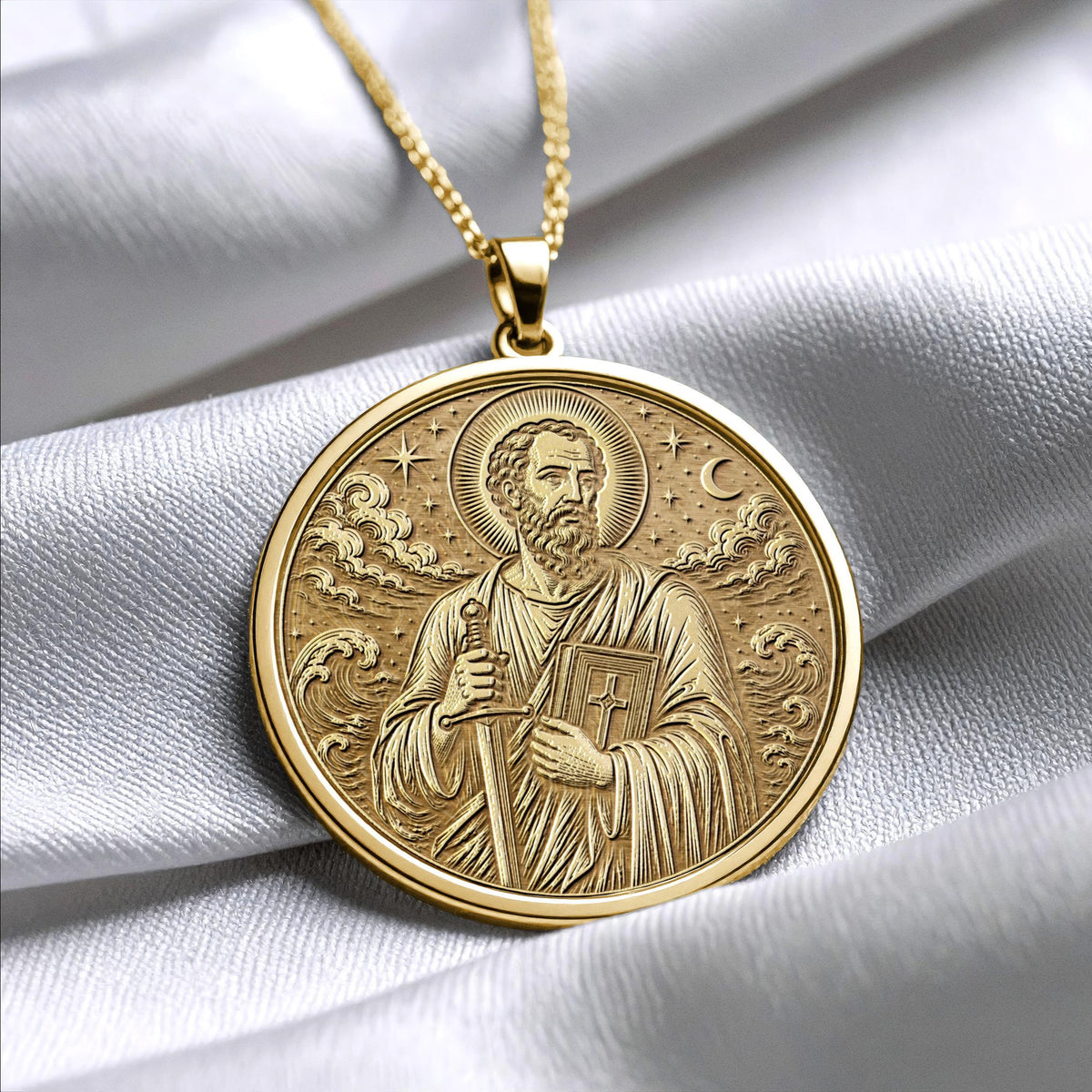 Saint Paul Pendant Necklace – Faith, Wisdom & Spiritual Strength