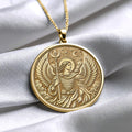 Archangel Ariel Pendant Necklace – Strength, Abundance & Sacred Nature