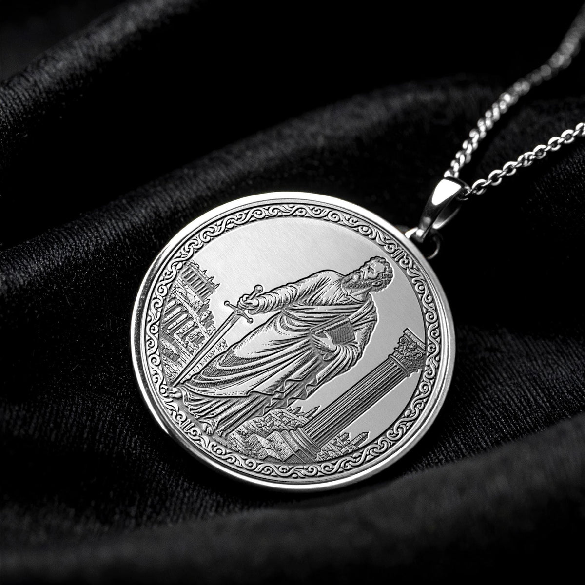 Saint Paul Pendant Necklace – Devotion, Courage & Divine Purpose