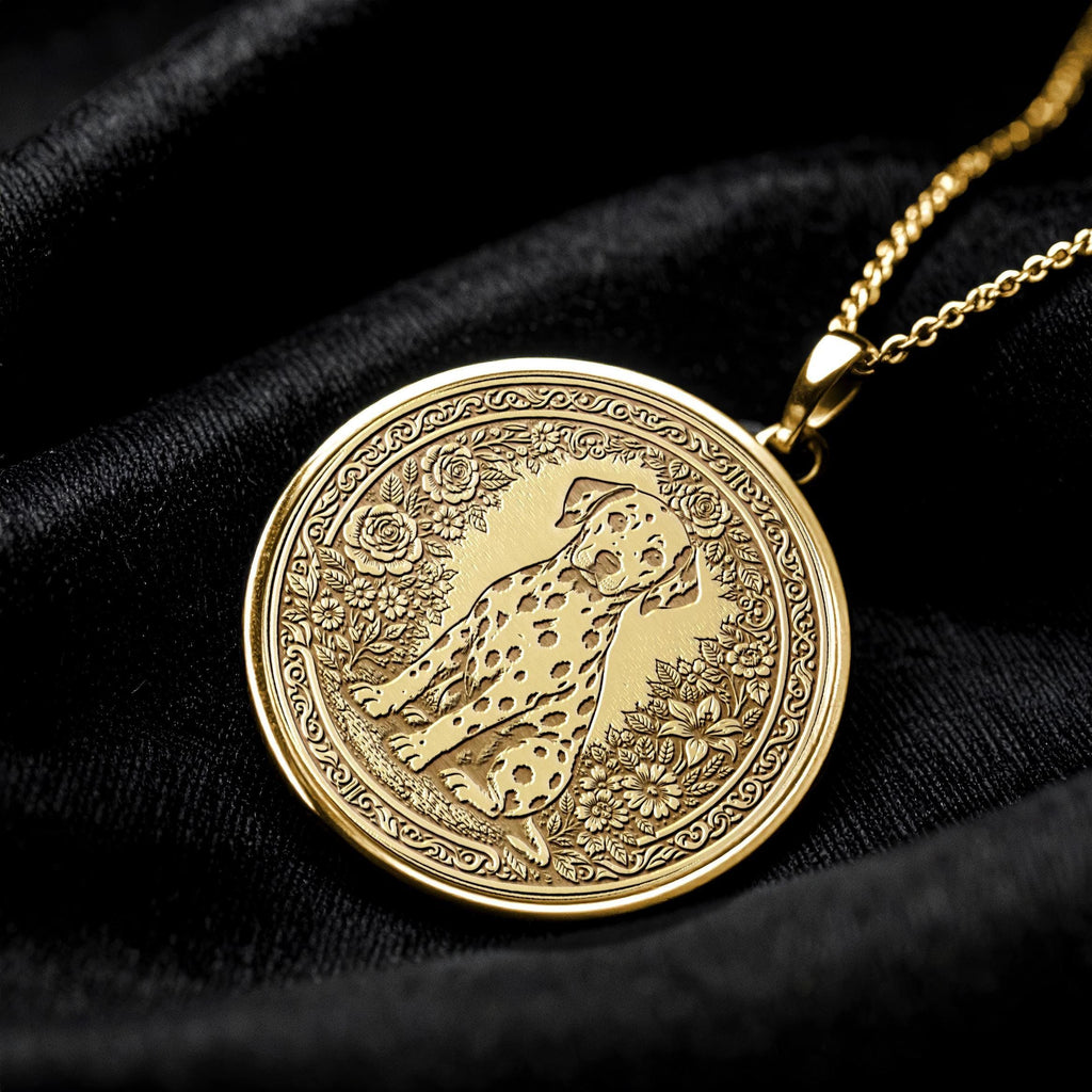Dalmatian Dog Pendant Necklace – Loyalty, Energy & Timeless Companionship