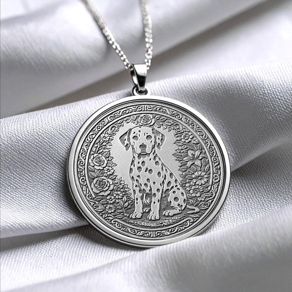 Dalmatian Dog Pendant Necklace – Loyalty, Energy & Timeless Companionship