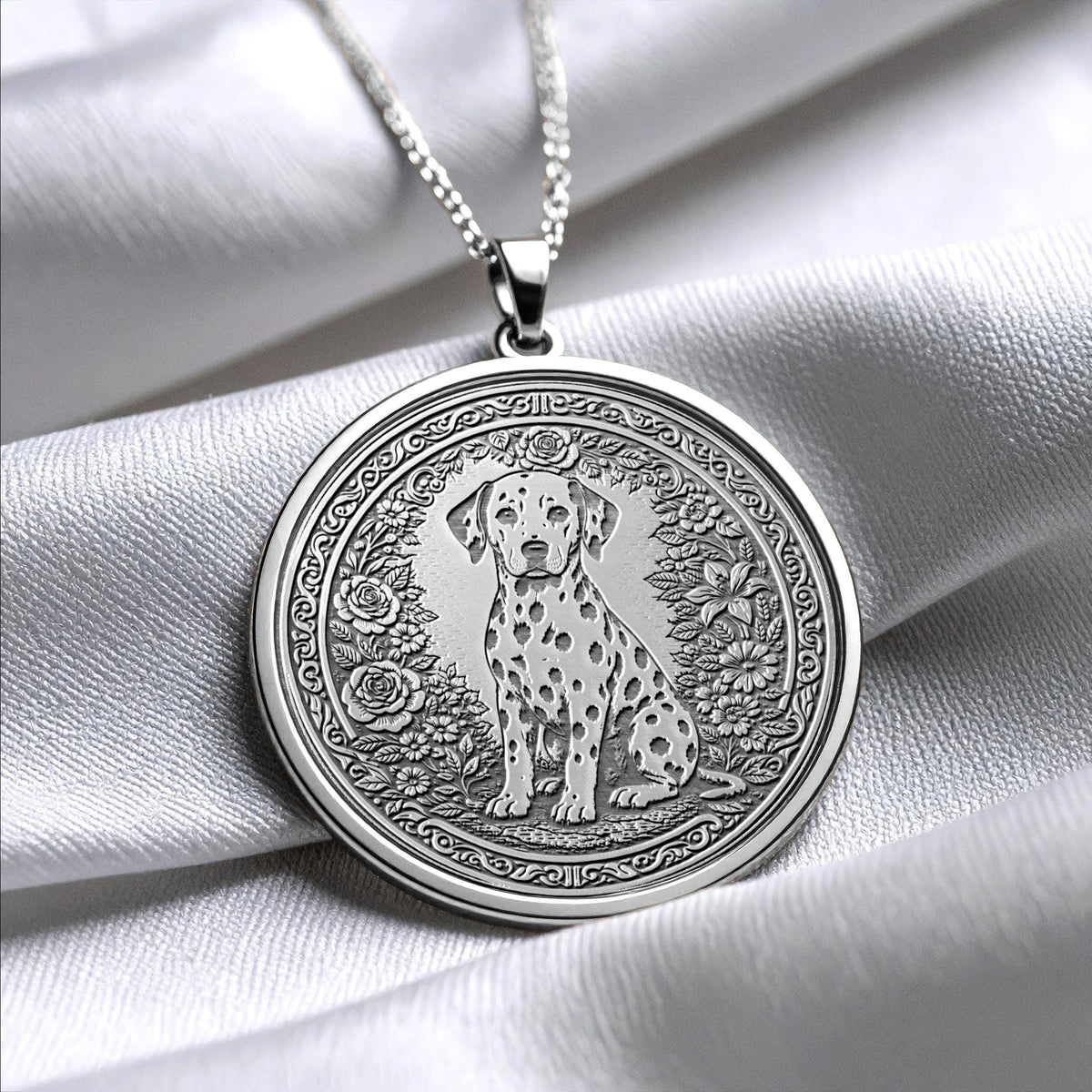 Dalmatian Dog Pendant Necklace – Loyalty, Energy & Timeless Companionship