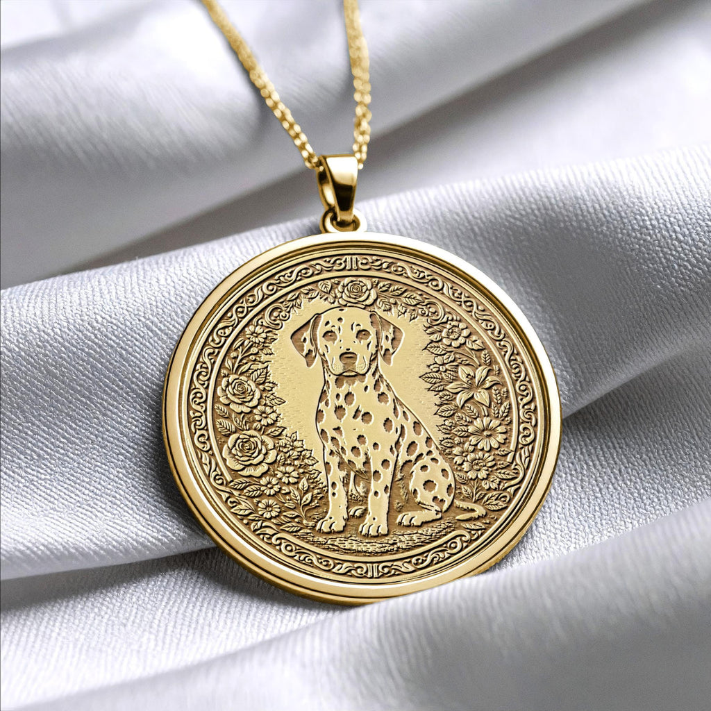 Dalmatian Dog Pendant Necklace – Loyalty, Energy & Timeless Companionship