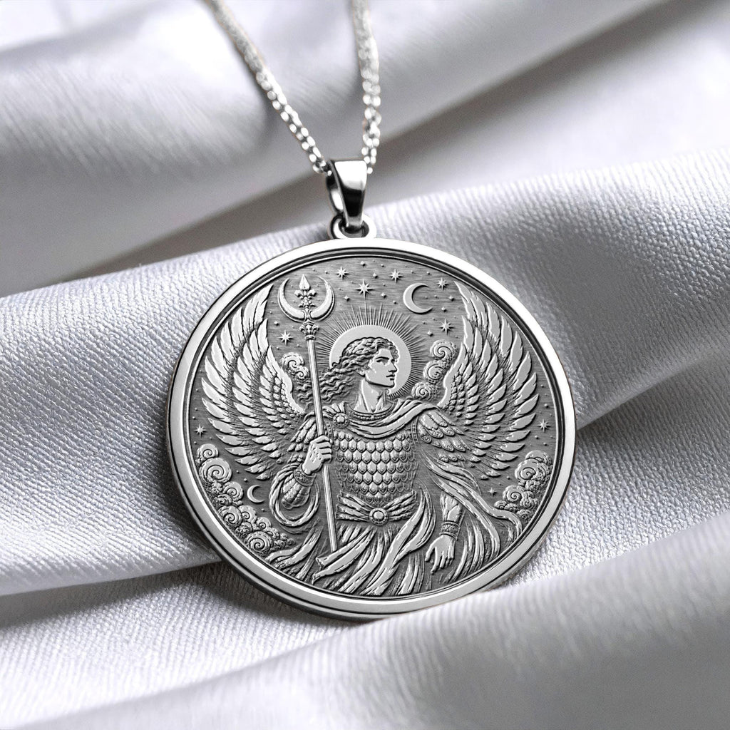 Archangel Ariel Pendant Necklace – Strength, Abundance & Sacred Nature