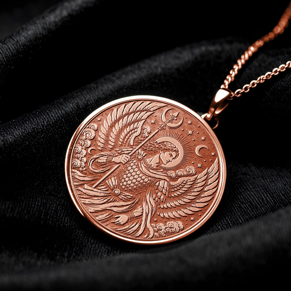Archangel Ariel Pendant Necklace – Strength, Abundance & Sacred Nature