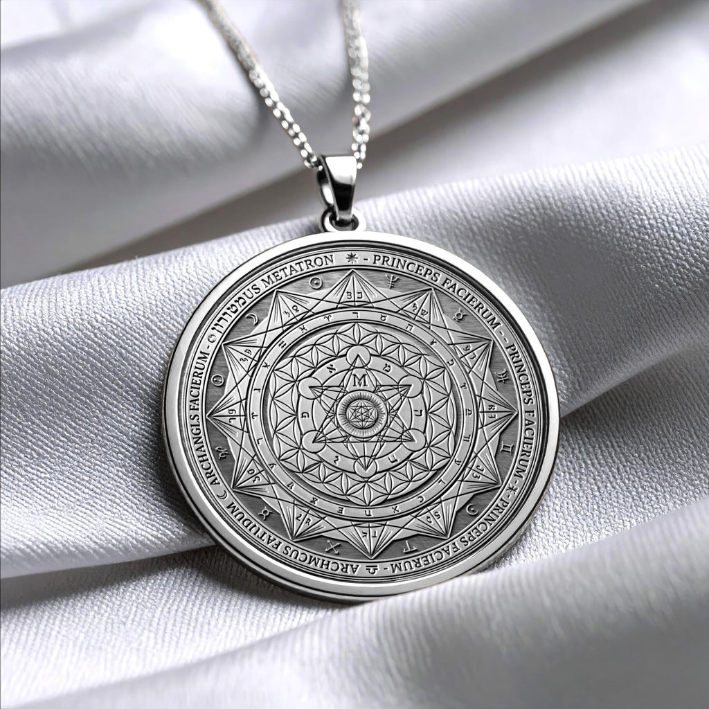 Metatron Sigil Pendant Necklace – Sacred Geometry, Protection & Divine Wisdom