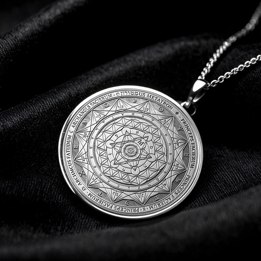 Metatron Sigil Pendant Necklace – Sacred Geometry, Protection & Divine Wisdom
