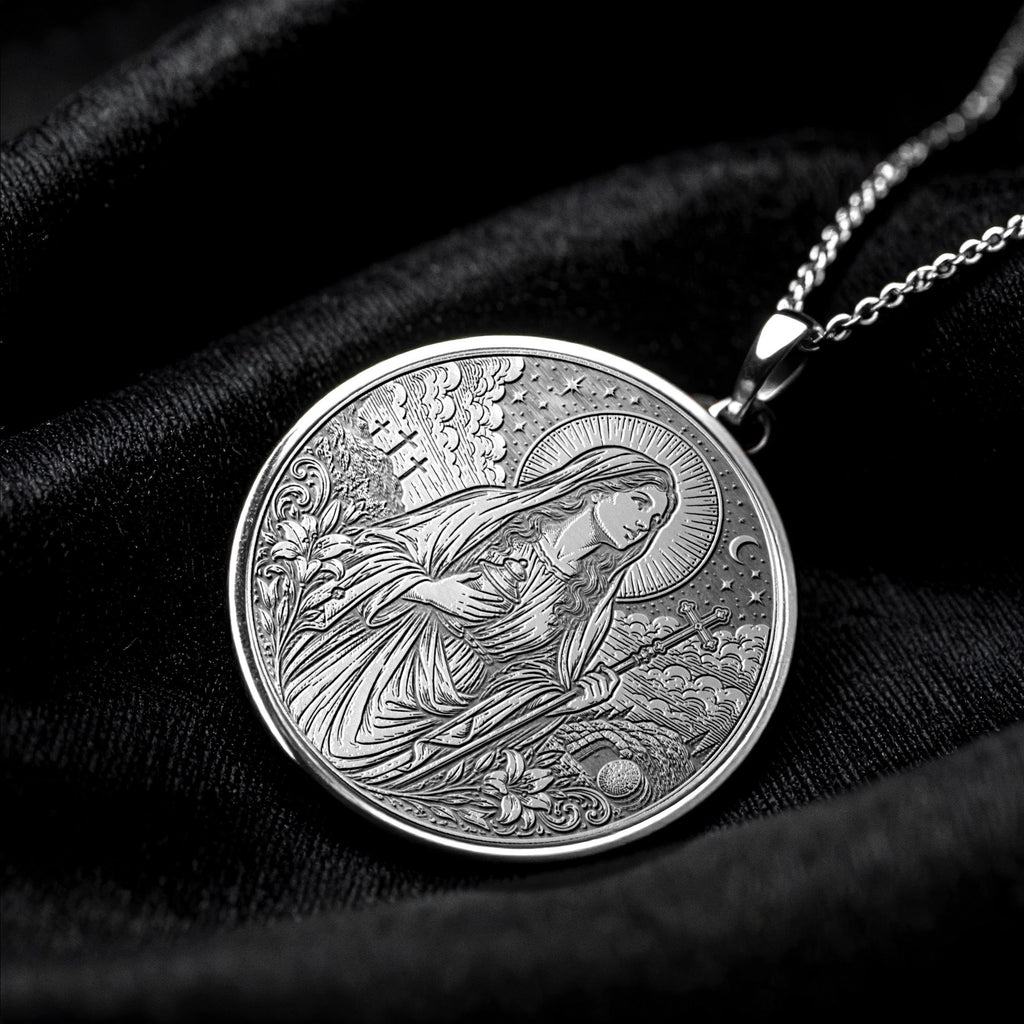 Saint Mary Magdalene Pendant Necklace – Devotion, Grace & Spiritual Renewal