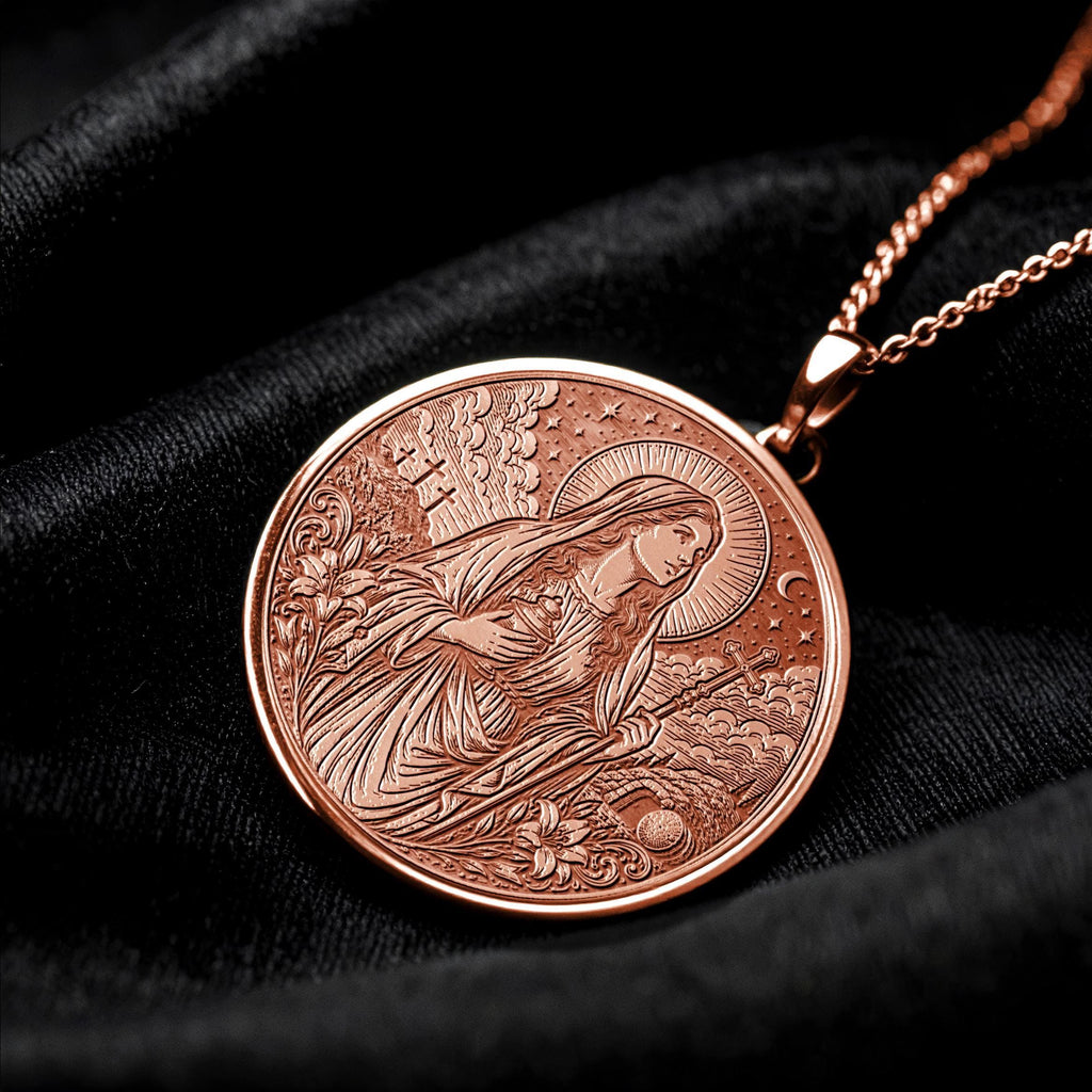 Saint Mary Magdalene Pendant Necklace – Devotion, Grace & Spiritual Renewal