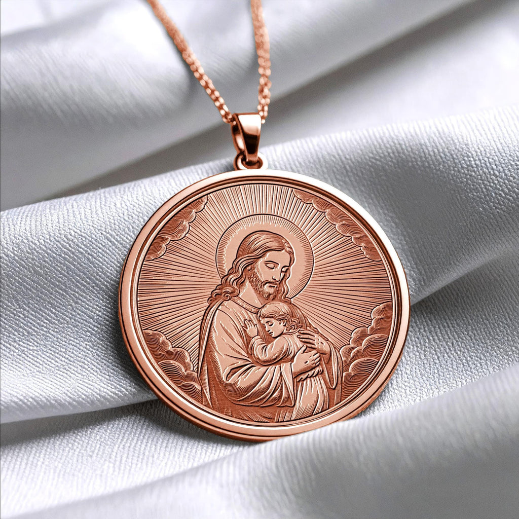 Jesus Pendant Necklace – Faith, Hope & Eternal Love