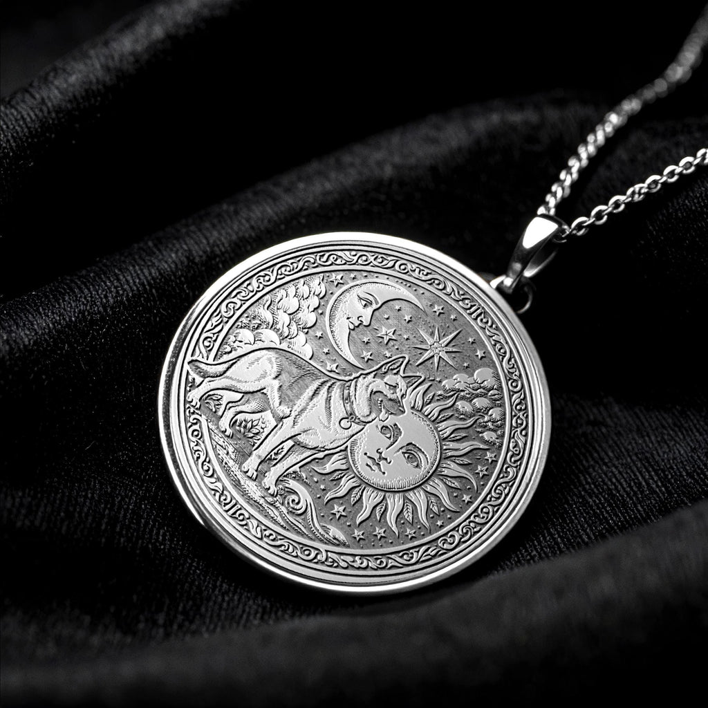 German Shepherd Pendant Necklace – Loyalty, Protection & Courage