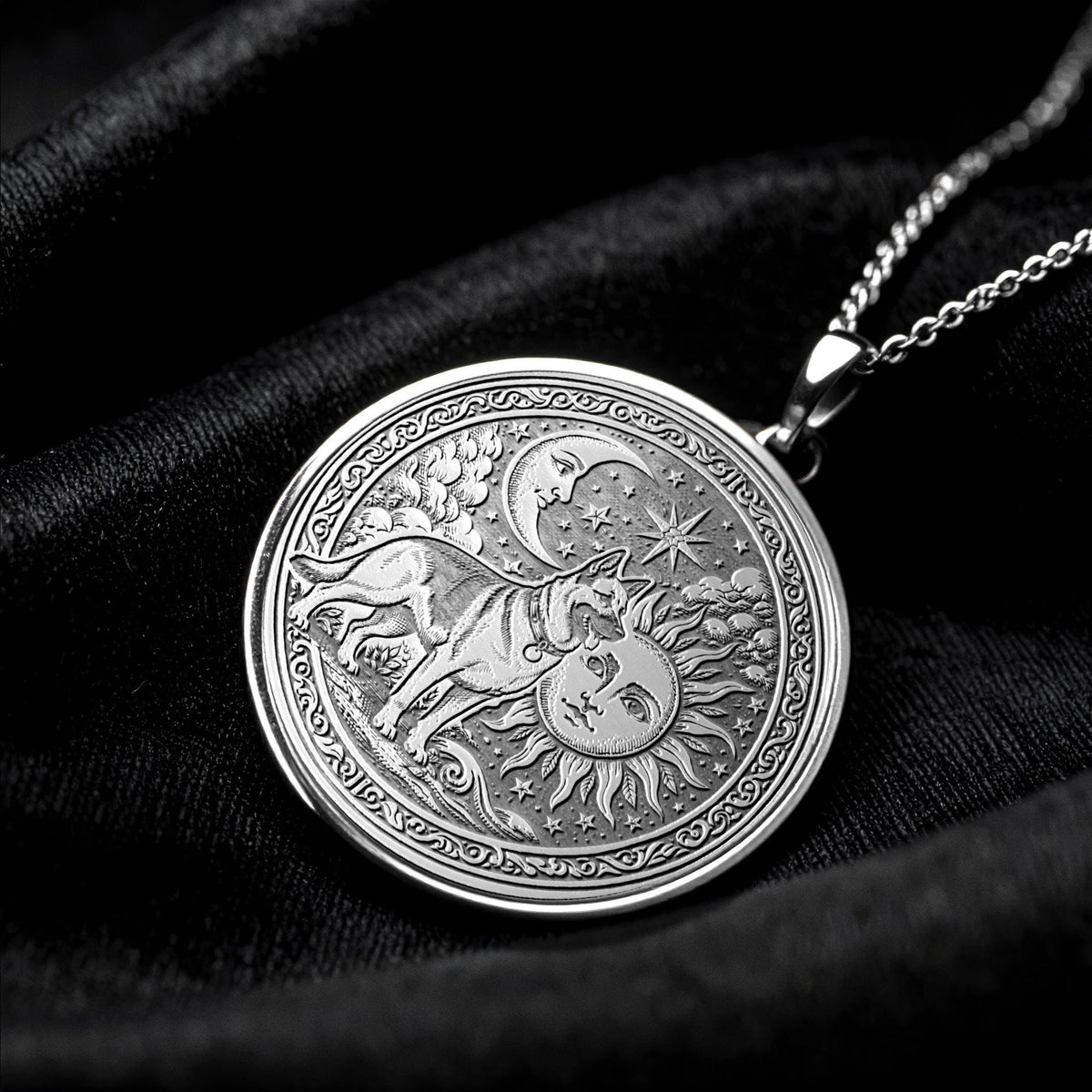 German Shepherd Pendant Necklace – Loyalty, Protection & Courage