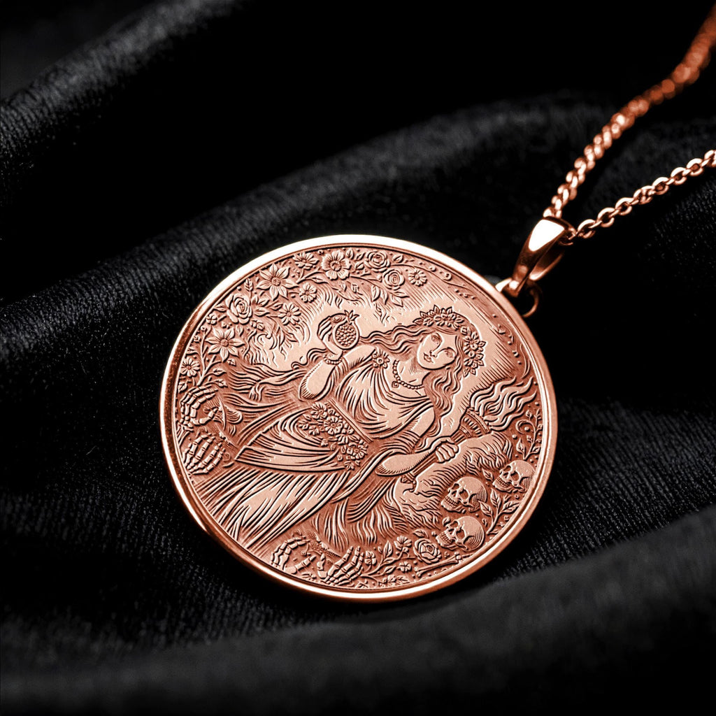 Persephone Pendant Necklace – Transformation, Spring & Inner Power