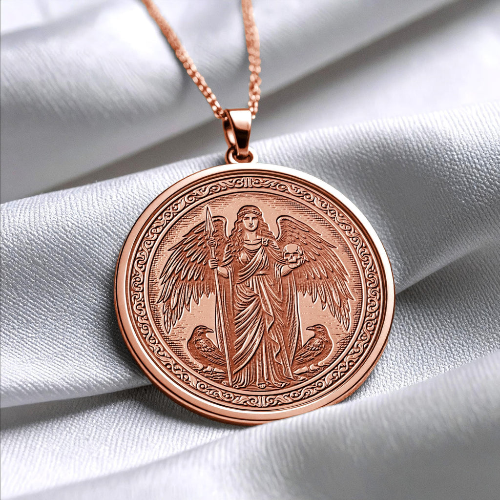 Morrigan Pendant Necklace – Fate, Power & Warrior Spirit