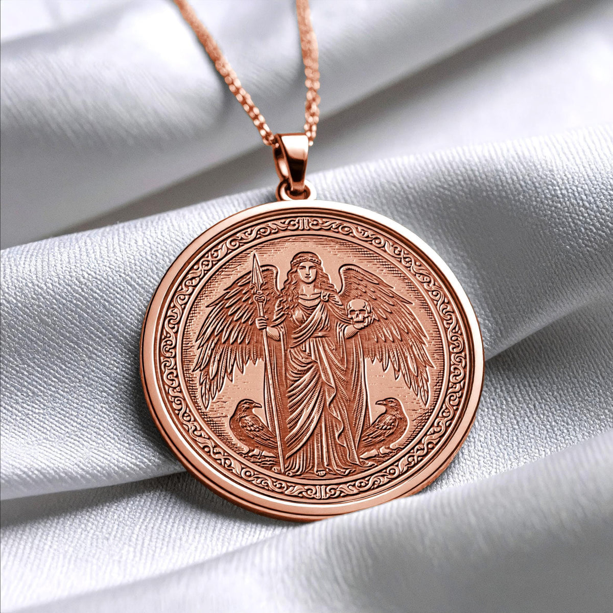 Morrigan Pendant Necklace – Fate, Power & Warrior Spirit