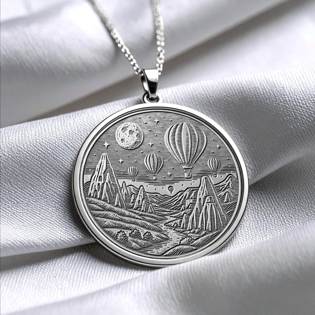 Hot Air Balloon Pendant Necklace – Freedom, Adventure & New Horizons