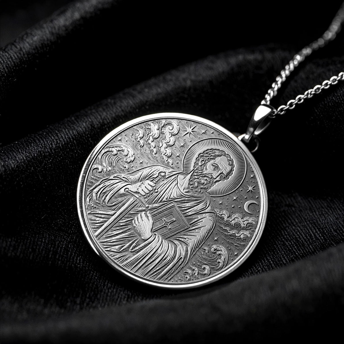 Saint Paul Pendant Necklace – Faith, Wisdom & Spiritual Strength