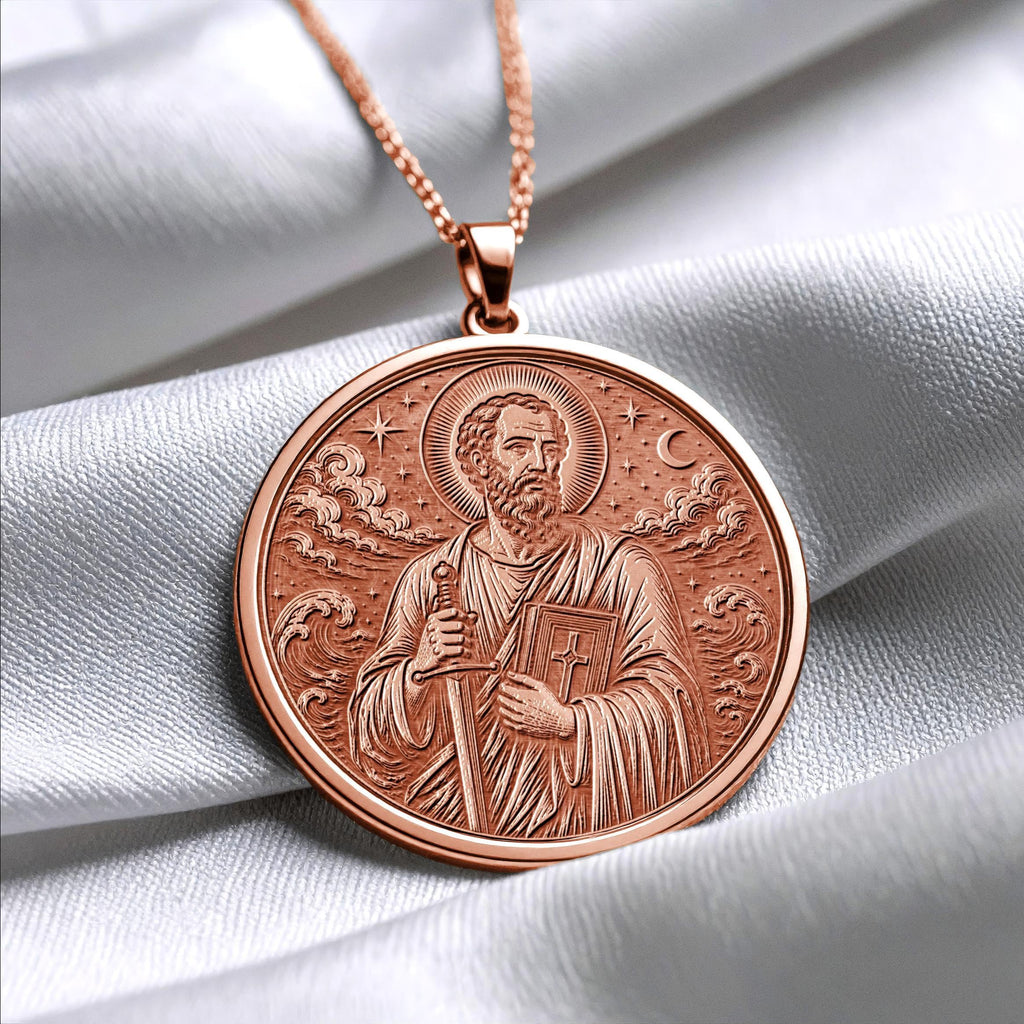 Saint Paul Pendant Necklace – Faith, Wisdom & Spiritual Strength