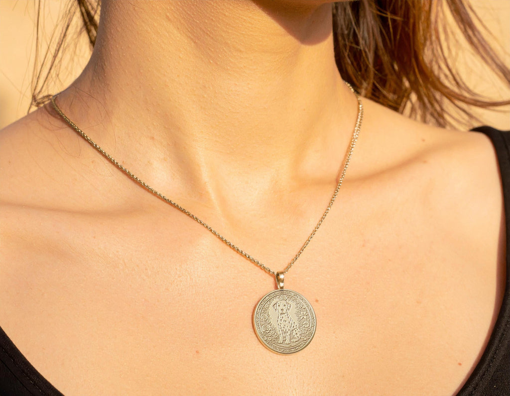 Dalmatian Dog Pendant Necklace – Loyalty, Energy & Timeless Companionship