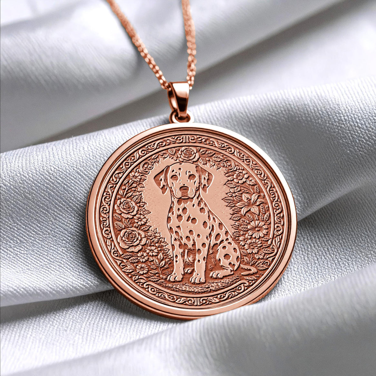 Dalmatian Dog Pendant Necklace – Loyalty, Energy & Timeless Companionship