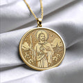 Saint Jude Pendant Necklace – Faith, Miracles & Endless Hope