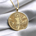 Saint Sebastian Medallion Necklace – Protection, Courage & Enduring Faith