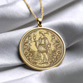 Page of Cups Tarot Necklace – Intuition, Creativity & New Emotional Beginnings