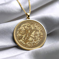 Knight of Swords Tarot Pendant Necklace – Ambition, Determination & Fearless Action