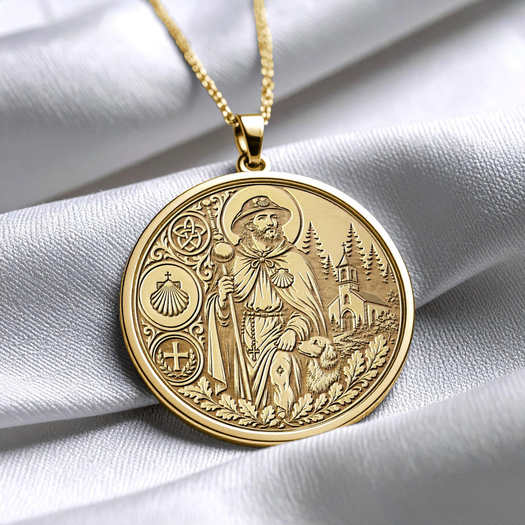 Saint Roch Necklace – Protection, Healing & Sacred Faith