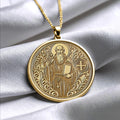 Saint Benedict Pendant Necklace – Divine Protection, Peace & Sacred Faith