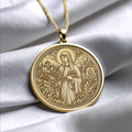 Saint Macrina Pendant Necklace – Wisdom, Faith & Inner Strength