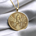 Saint Mary Magdalene Pendant Necklace – Devotion, Grace & Spiritual Renewal