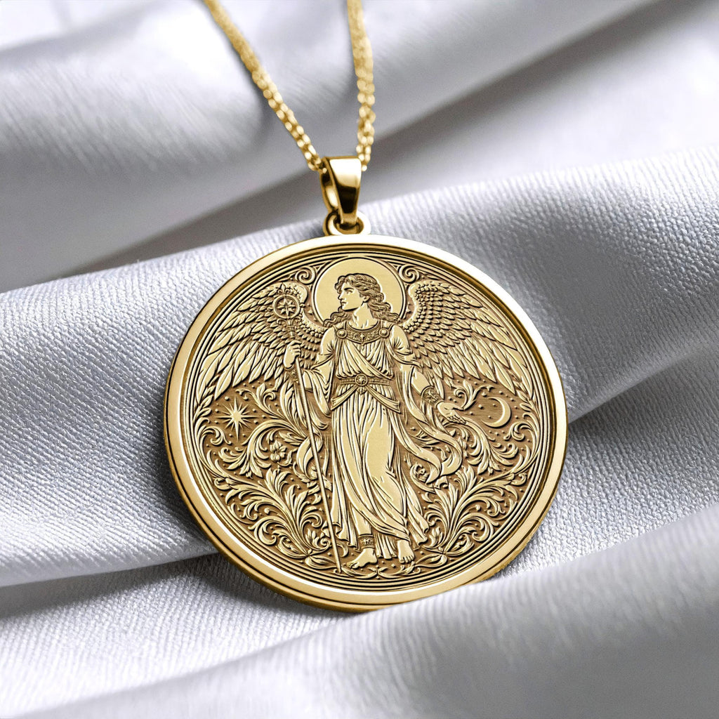Archangel Ariel Pendant Necklace – Courage, Nature & Divine Guidance