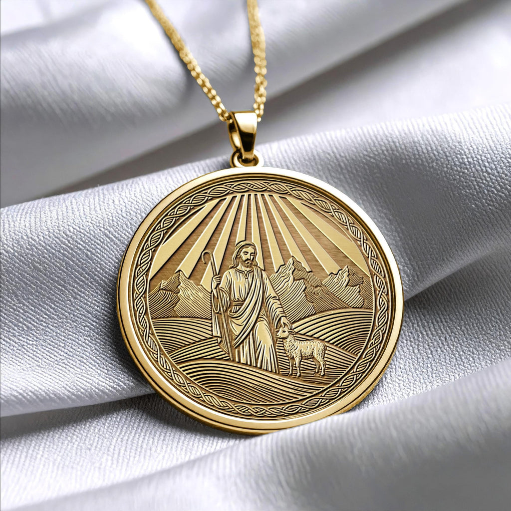 Jesus Pendant Necklace – Love, Faith & Eternal Protection