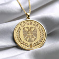 Serbian Coat of Arms Necklace – Courage, Heritage & National Pride