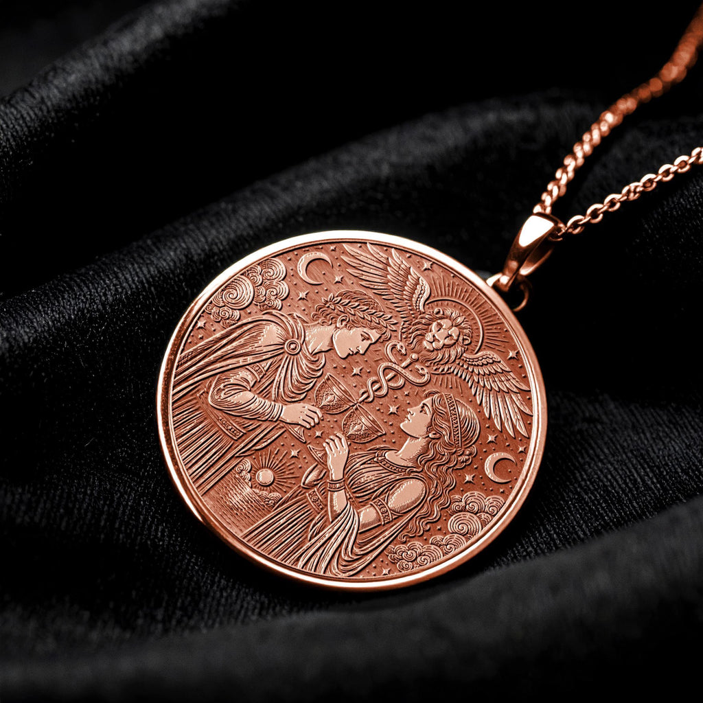 Two of Cups Tarot Pendant – Love, Unity & Meaningful Connections