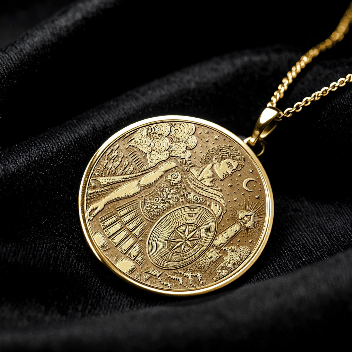 Leander Pendant Necklace – Passion, Destiny & Fearless Devotion