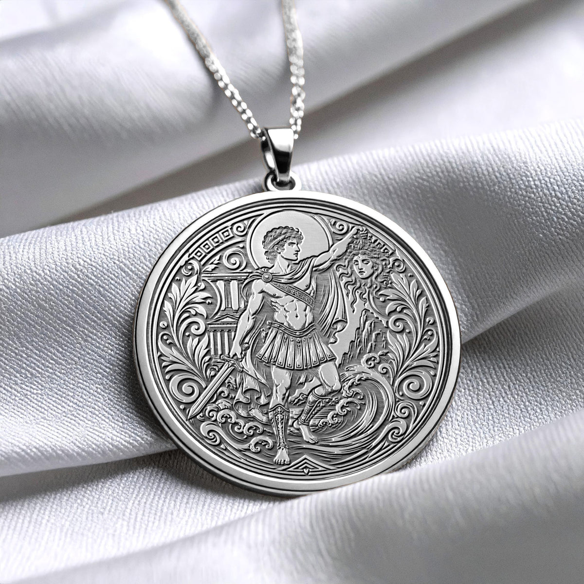 Perseus Pendant Necklace – Destiny, Valor & Mythological Power