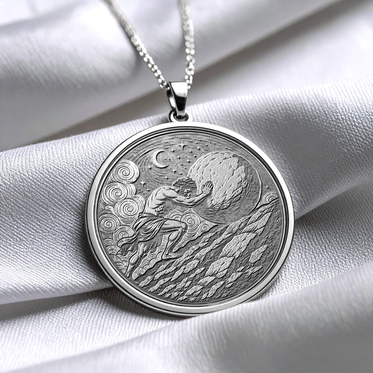 Sisyphus Necklace – Strength, Persistence & The Power to Endure