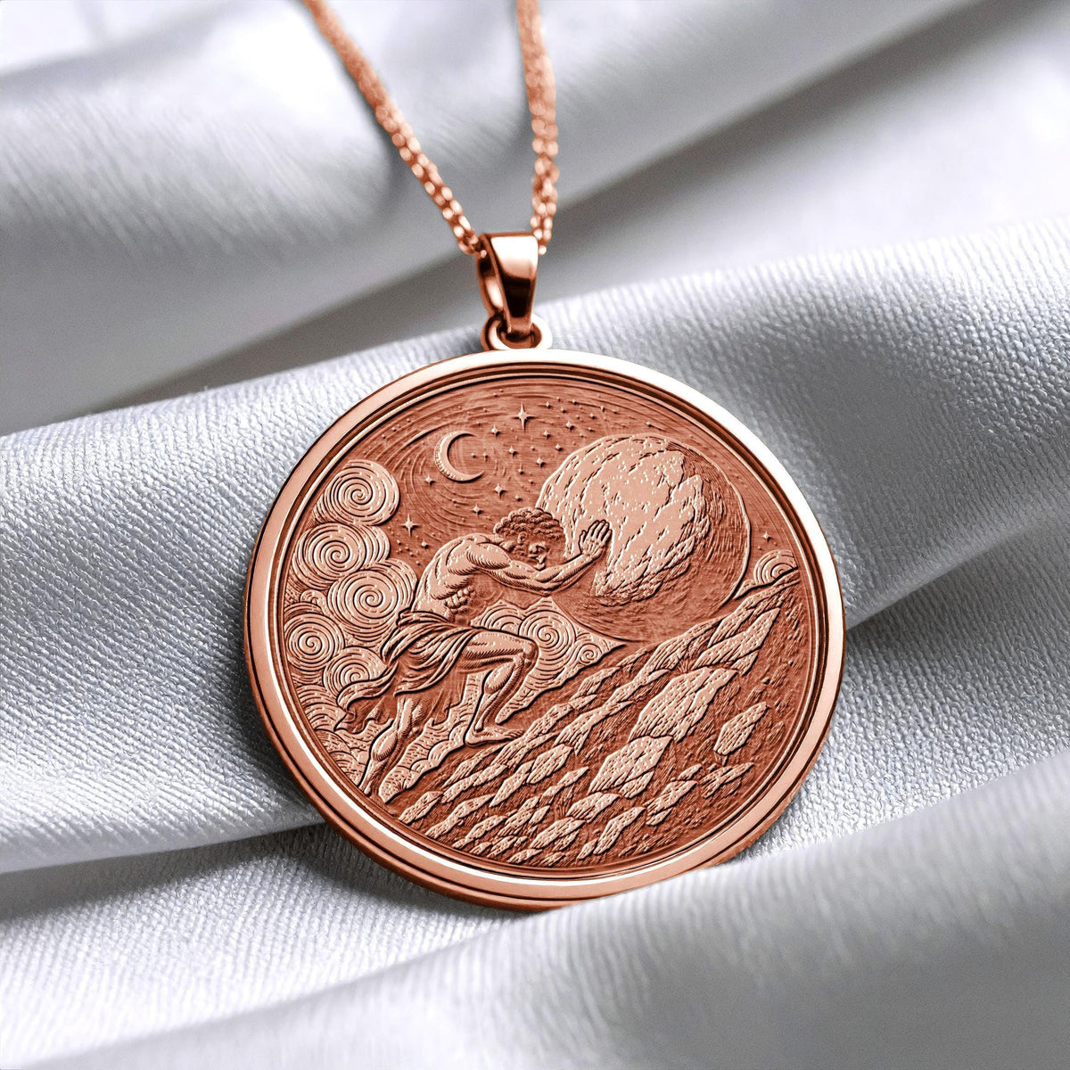 Sisyphus Necklace – Strength, Persistence & The Power to Endure