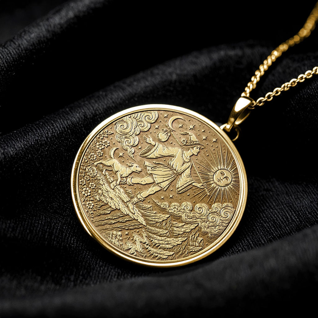 The Fool Tarot Card Necklace – New Beginnings, Freedom & Endless Possibilities