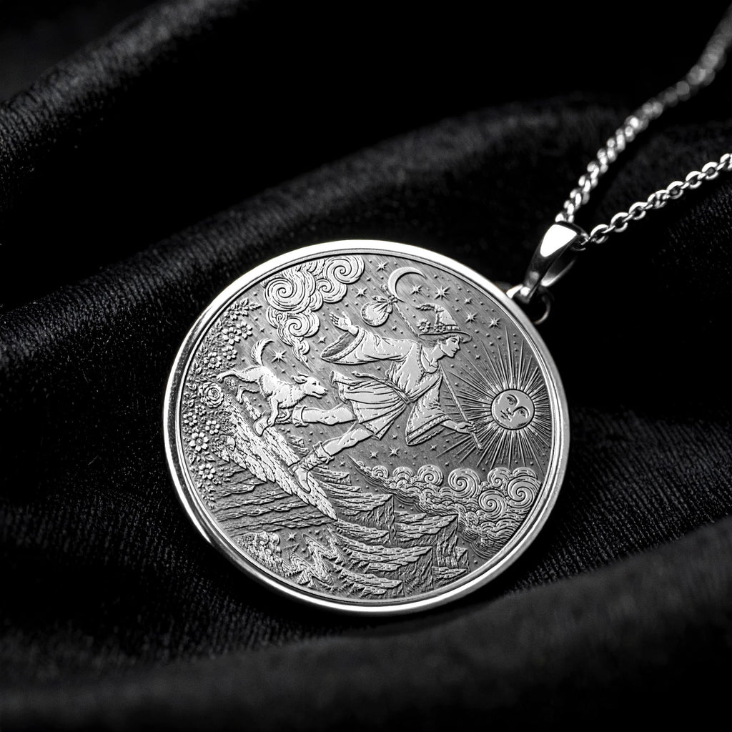The Fool Tarot Card Necklace – New Beginnings, Freedom & Endless Possibilities