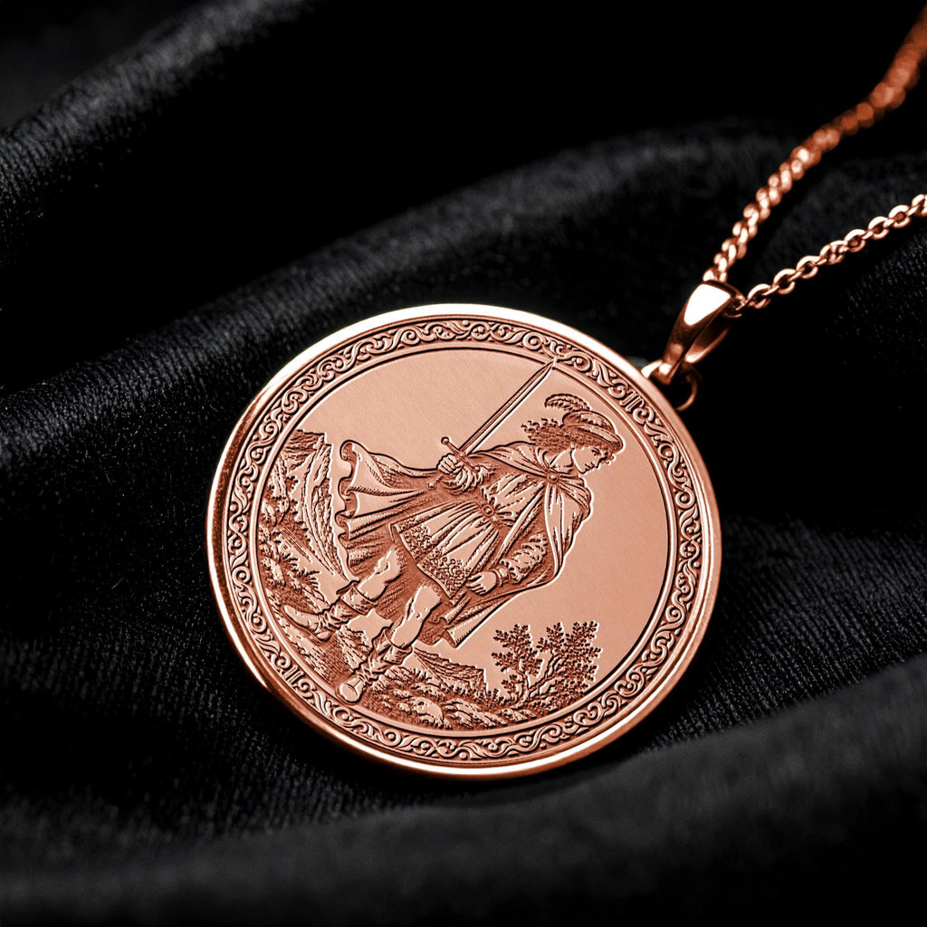 Page of Swords Tarot Necklace – Curiosity, Knowledge & Clear Communication