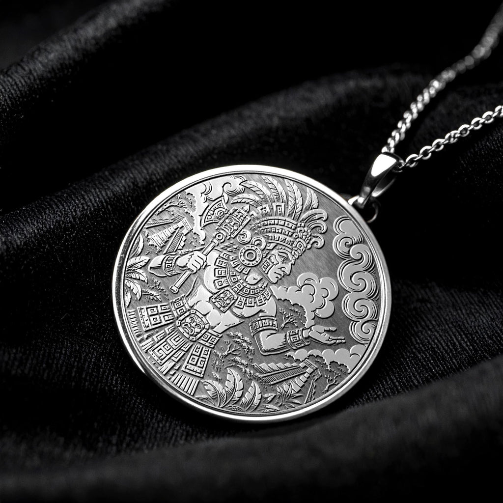 Chaac Maya God Pendant Necklace – Rain, Power & Sacred Renewal