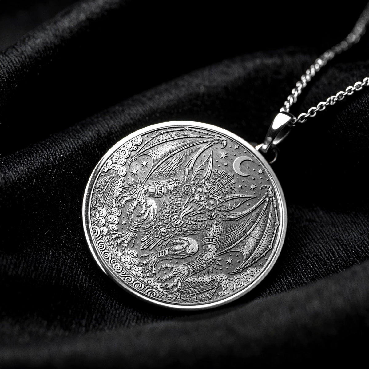 Camazotz Necklace – Transformation, Mystery & Ancient Maya Power