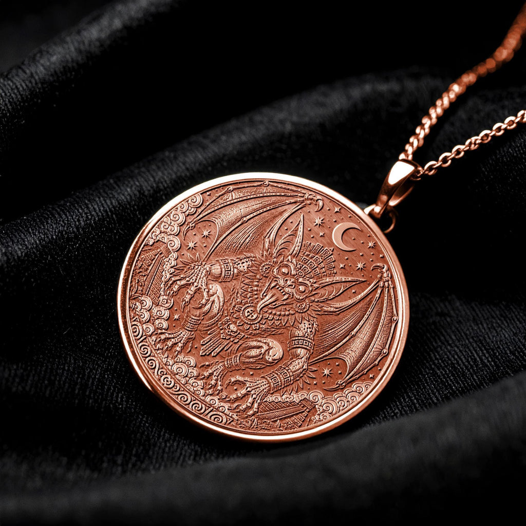 Camazotz Necklace – Transformation, Mystery & Ancient Maya Power