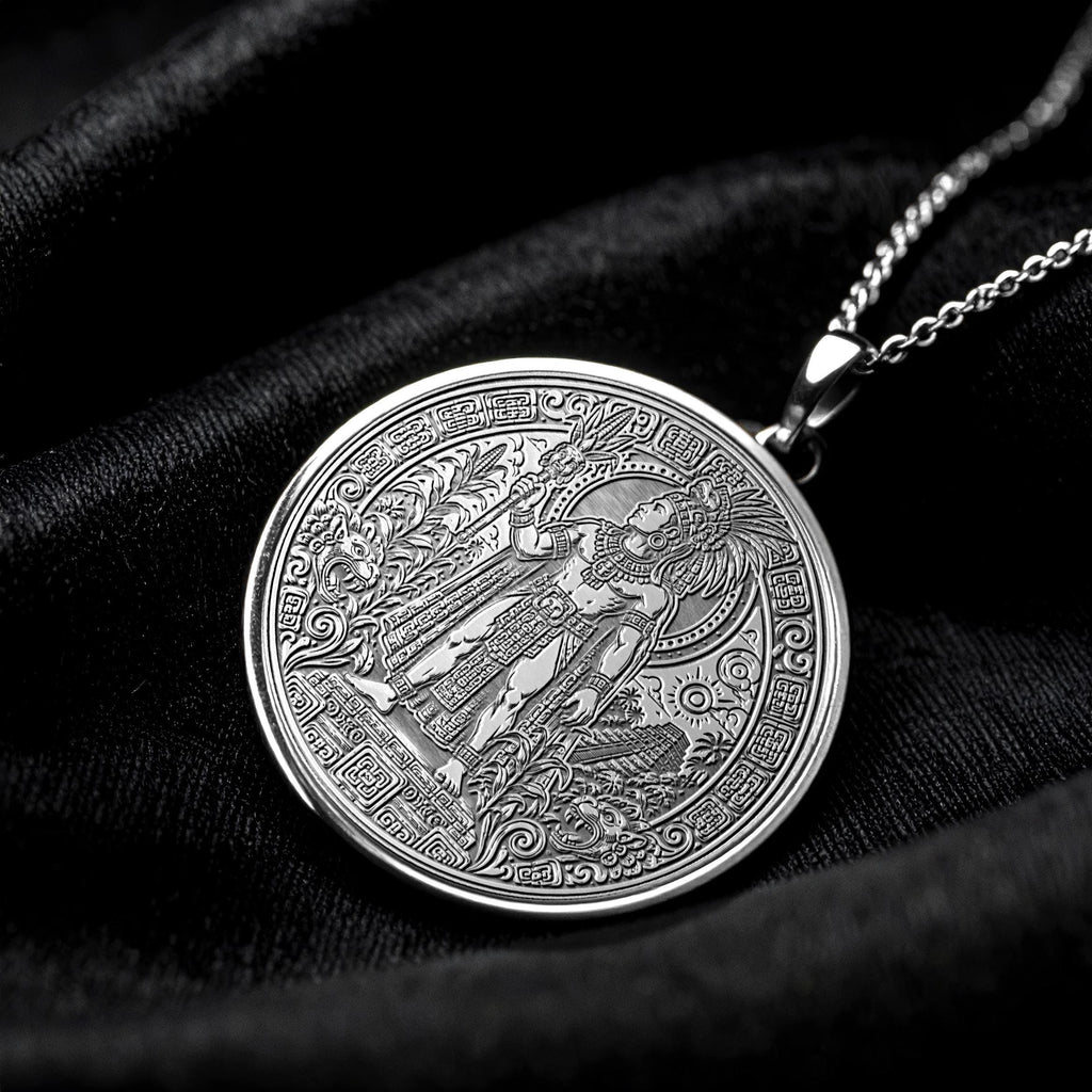 Bolon Tzacab Maya God Necklace – Prosperity, Fertility & Sacred Abundance