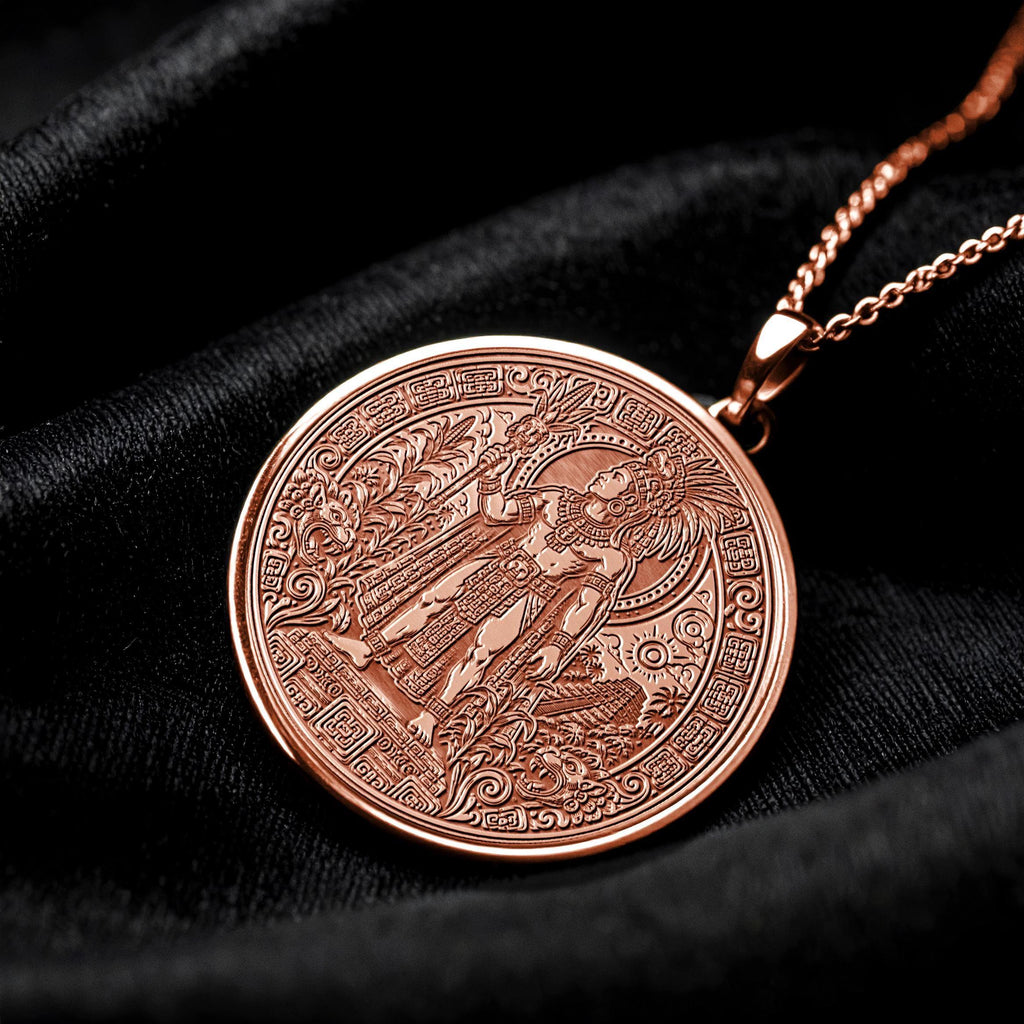 Bolon Tzacab Maya God Necklace – Prosperity, Fertility & Sacred Abundance