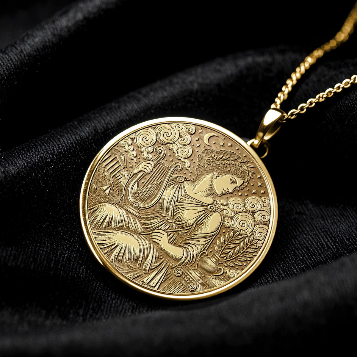 Sappho Pendant Necklace – Poetry, Love & Creative Expression