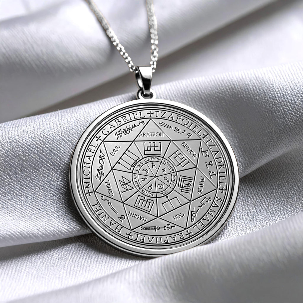 Archangel Sigil Pendant Necklace – Protection, Guidance & Divine Power